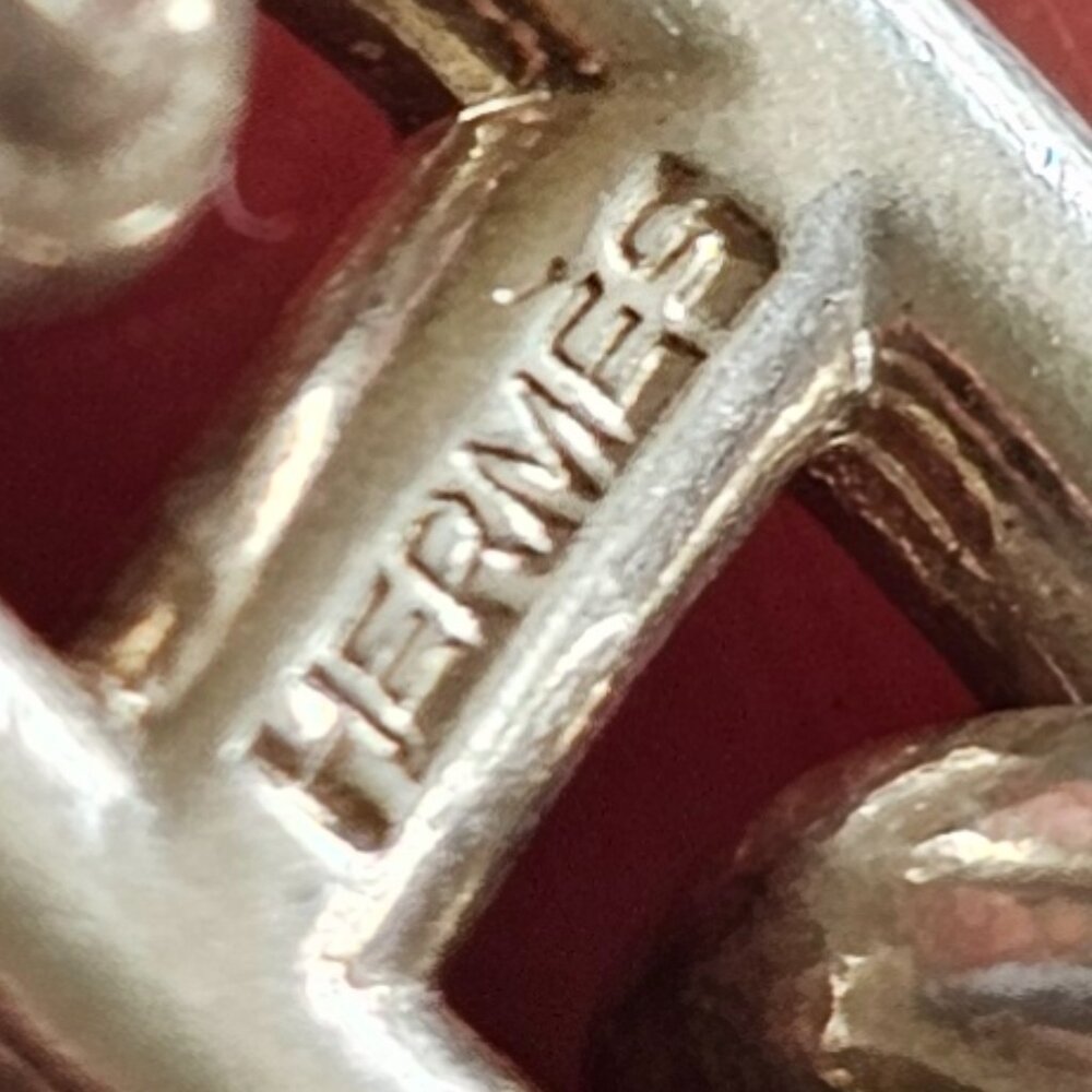 Vintage 36 Links 105g Hermes Chaine d’Ancre Silver Necklace Double Bracelet - Picture 8 of 9